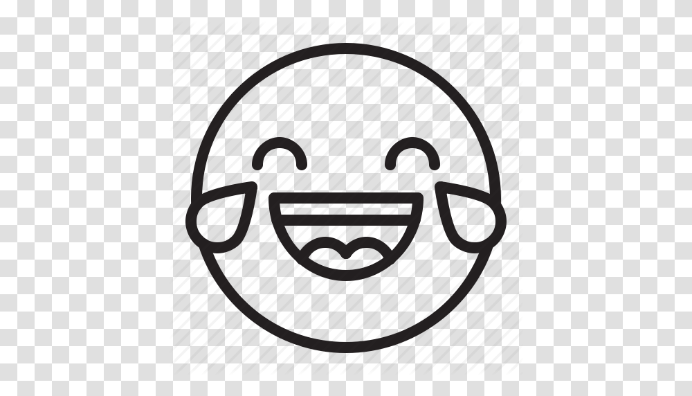 Cry Emoji Emoticon Happy Laugh Smile Tear Icon, Logo, Steering Wheel Transparent Png