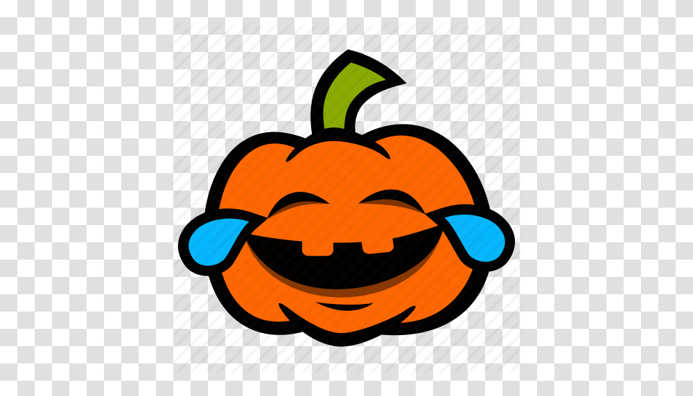 Cry Emoji Halloween Laugh Pumpkin Tears Icon, Vegetable, Plant, Food Transparent Png