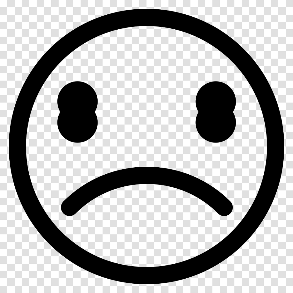 Cry Face Comments Check Mark Button, Stencil, Logo, Trademark Transparent Png