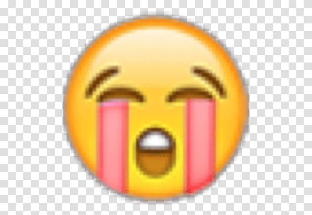Cry Face Emoji Crying Baby Emoji, Volleyball, Team Sport, Sports, Pac Man Transparent Png