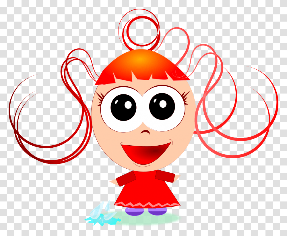 Cry Little Girl Drawing Cartoon, Animal, Sea Life, Outdoors, Food Transparent Png