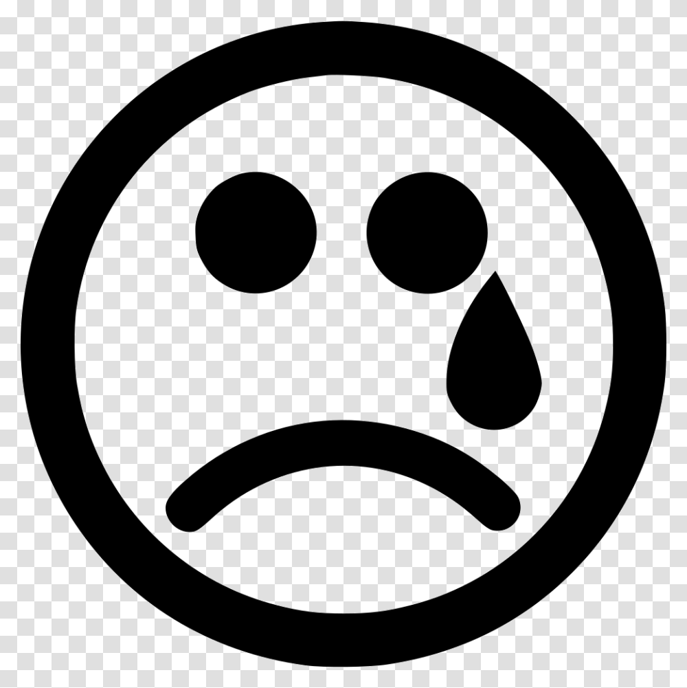 Cry Sad Tear Charing Cross Tube Station, Stencil, Logo, Trademark Transparent Png