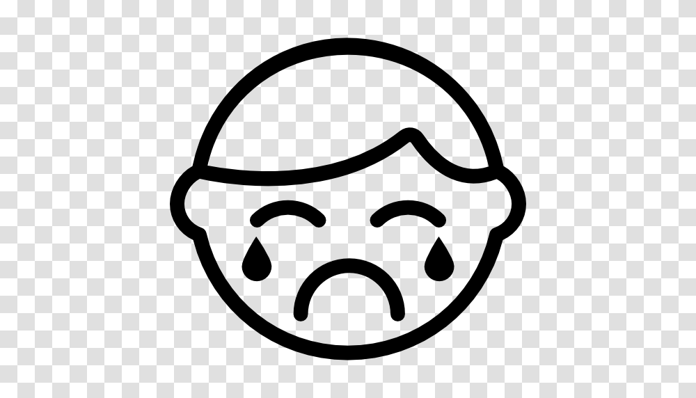 Cry Tears Weeping Icon, Stencil, Label Transparent Png