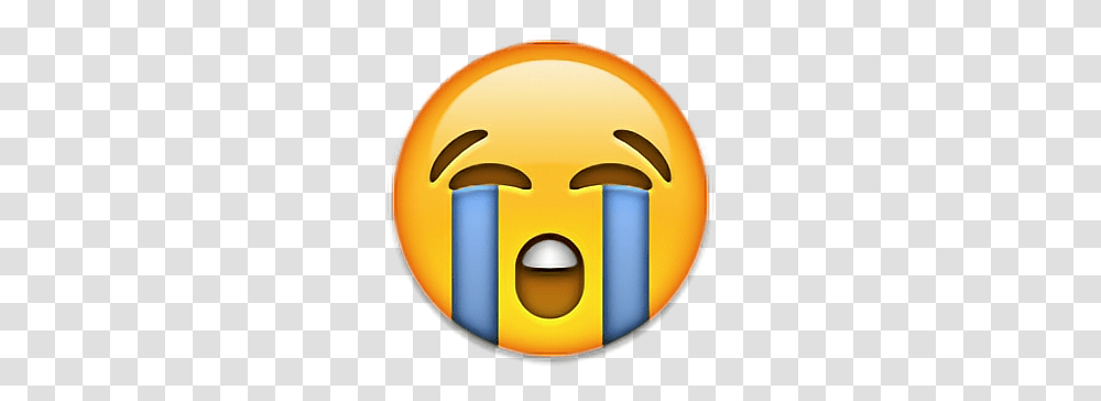 Cry Weinen Emoji Lachen Laugh Haha Lol Emote Emoticon Crying Emoji, Pac Man, Nuclear Transparent Png