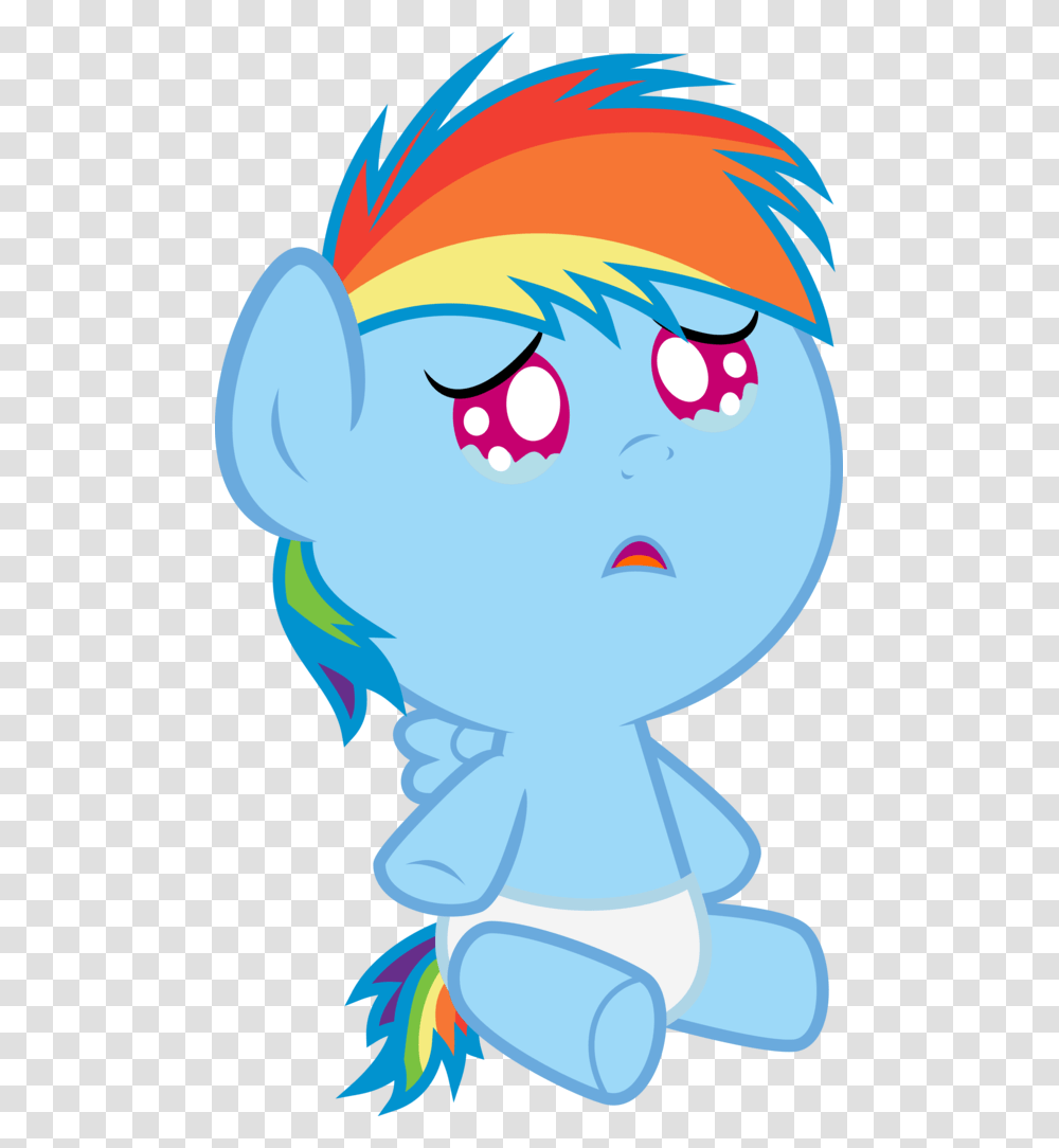 Crying Baby Clipart My Little Pony Rainbow Dash Baby Crying Transparent Png
