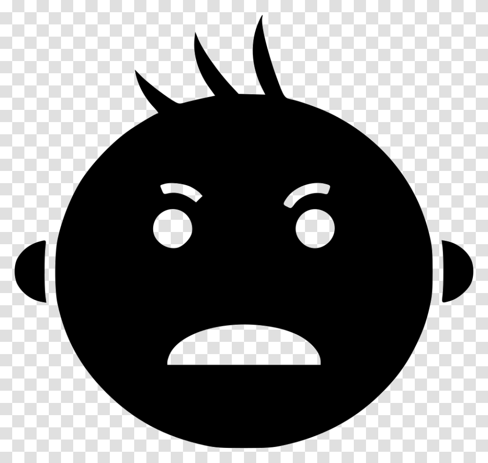 Crying Baby Icon Free Download, Stencil, Bowling, Bomb, Weapon Transparent Png