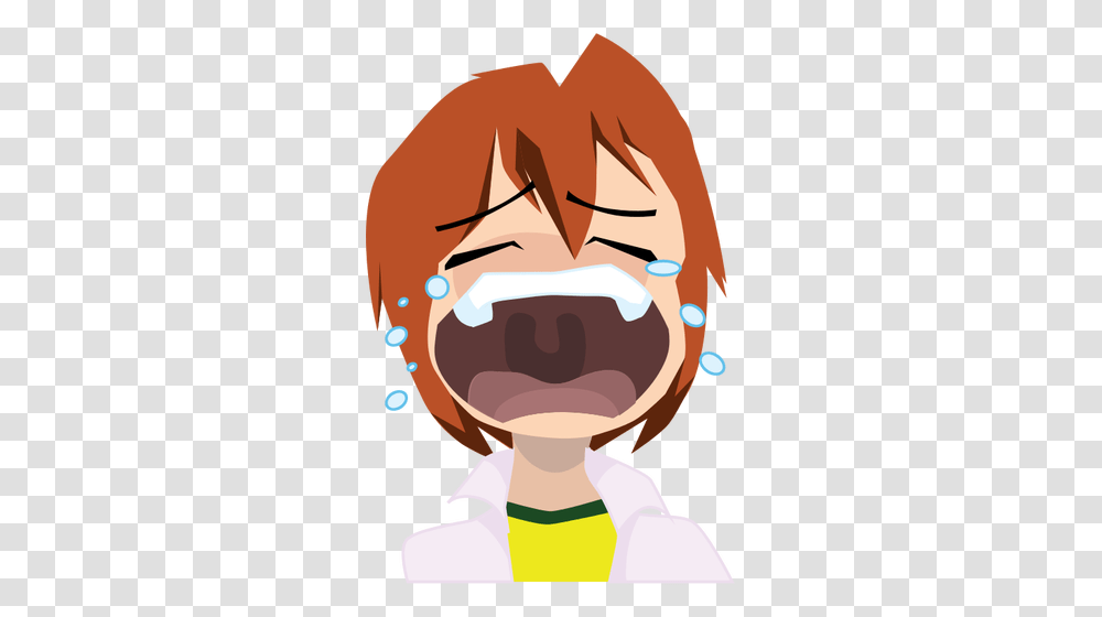 Crying Boy, Head, Face, Person, Poster Transparent Png