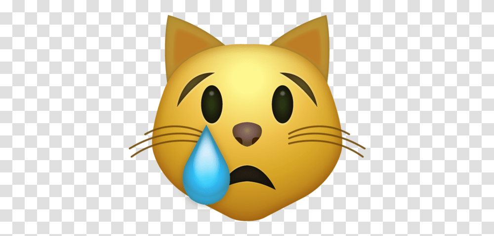 Crying Cat Emoji, Balloon, Label, Animal Transparent Png