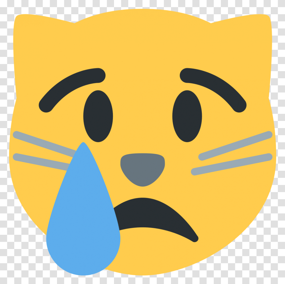 Crying Cat Emoji, Pillow, Cushion, Label Transparent Png