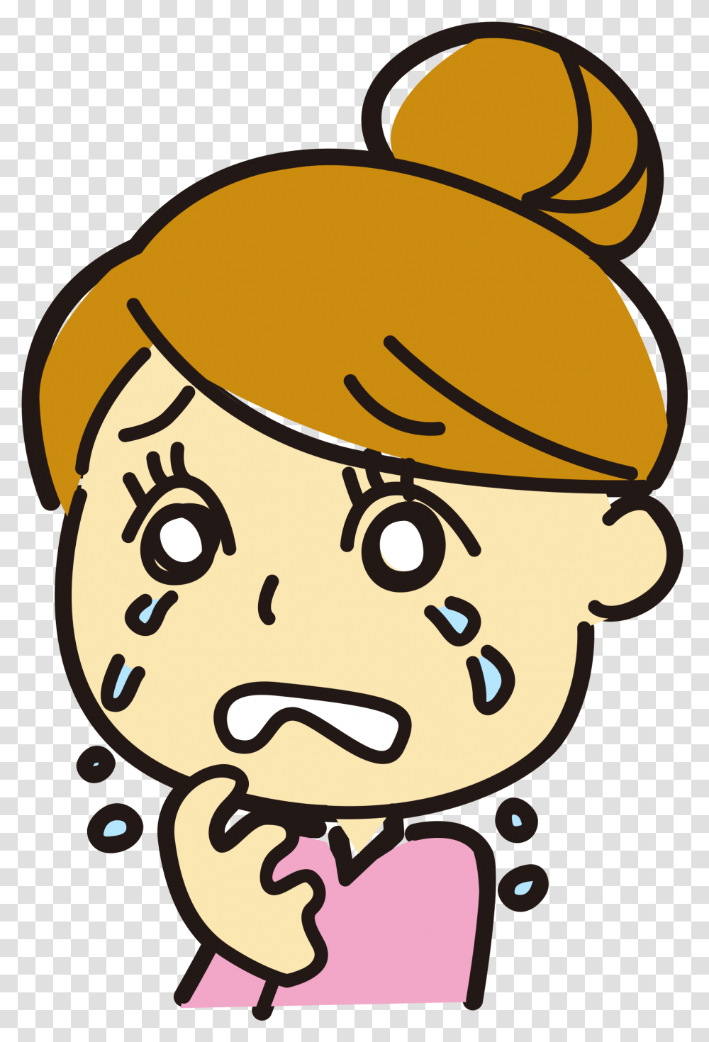 Crying Clipart Woman Crying Clipart, Label, Text, Food, Plant Transparent Png