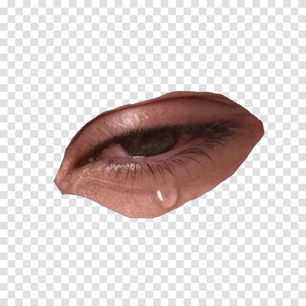 Crying Crybaby Cryingeye Cryingpng Cry Mood Moody Emo Crying Eyes Meme, Contact Lens, Skin, Person, Human Transparent Png