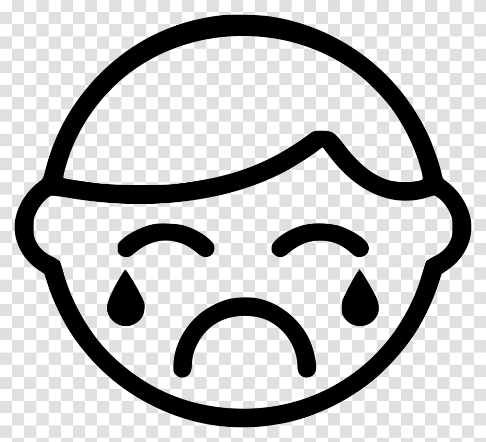 Crying Crying Vector, Stencil, Label Transparent Png