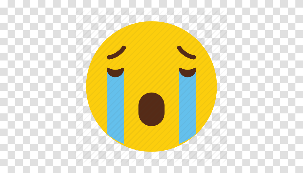 Crying Emoji Emoticon Emotion Sad Tears Icon, Light Transparent Png