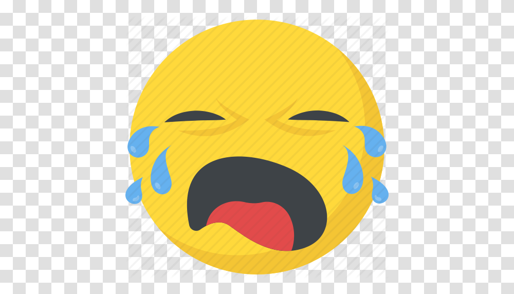 Crying Emoji Emoticon Sad Face Unhappy Weeping Icon, Mask, Baseball Cap, Hat Transparent Png