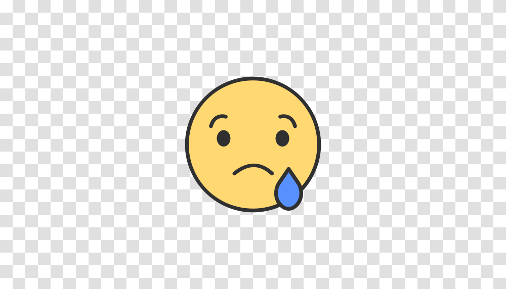 Crying Emoji Facebook Sad Emoji Icon, Moon, Outer Space, Night, Astronomy Transparent Png