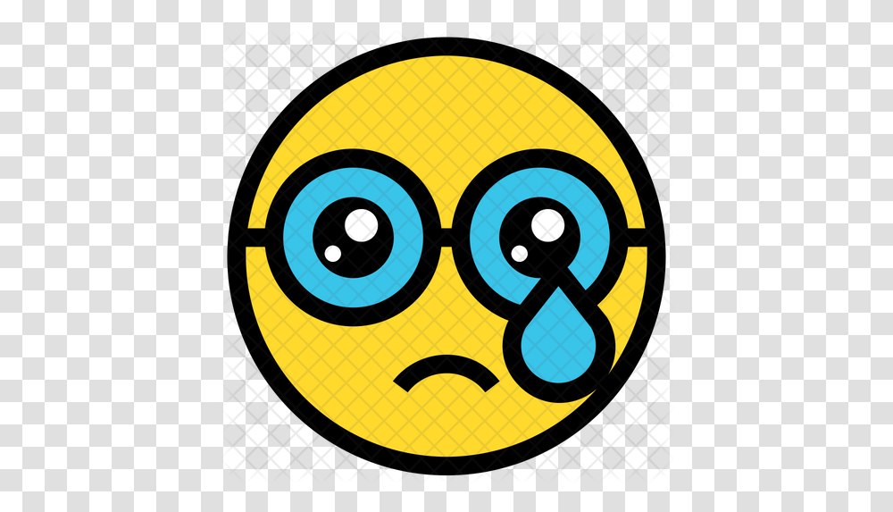 Crying Emoji Icon Icon, Symbol, Logo, Trademark, Alien Transparent Png