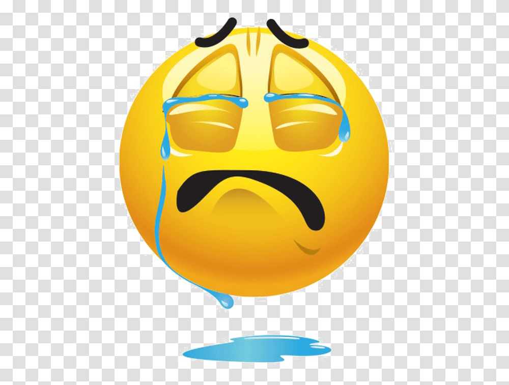 Crying Emoji Image Hd Emoji Crying, Balloon, Label, Birthday Cake Transparent Png