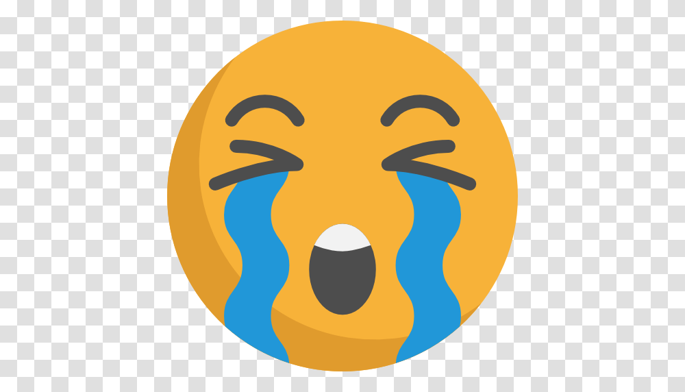Crying Emoji Loudly Crying Face Emoji On Emojione, Plant, Astronomy Transparent Png