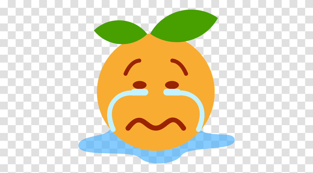 Crying Emoji, Plant, Face, Fruit, Food Transparent Png