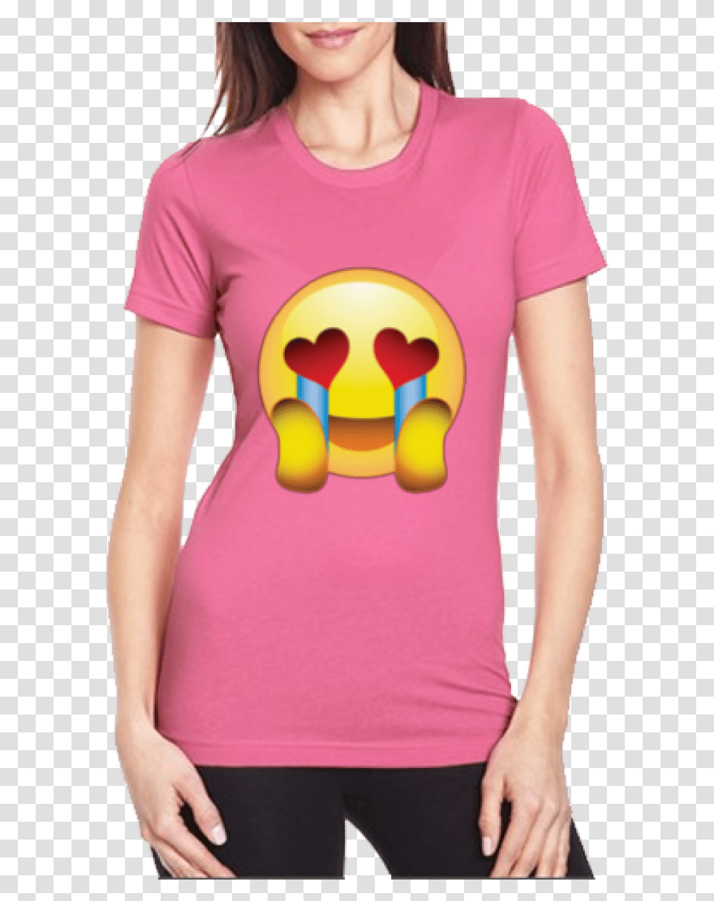 Crying Eye Minnie Mouse T Shirt Pink, Apparel, T-Shirt, Person Transparent Png