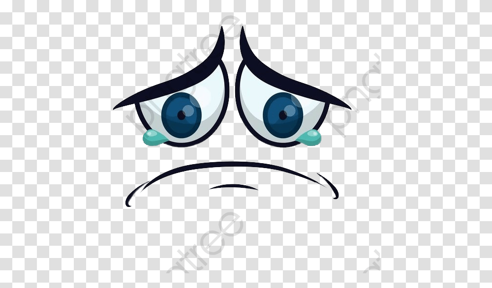 Crying Eyes Cartoon, Glasses, Accessories, Accessory Transparent Png