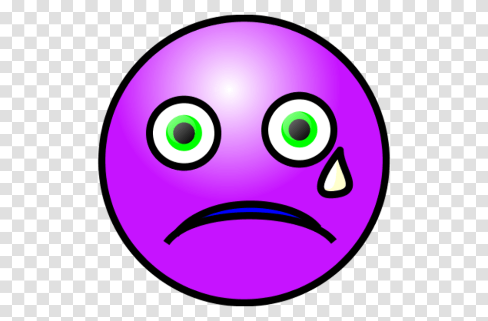 Crying Face Clipart Purple Cry Emoji, Sphere, Disk, Ball, Bowling Transparent Png