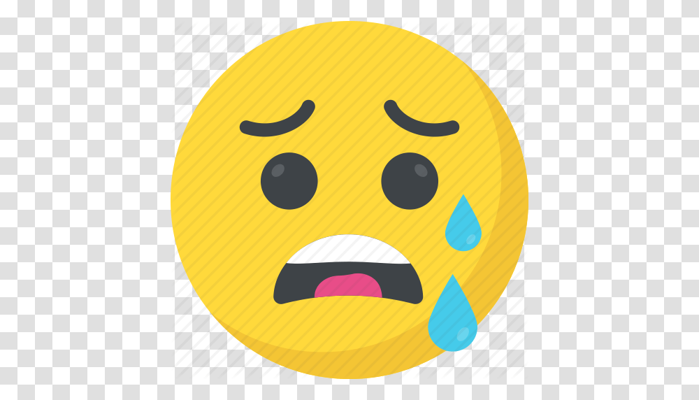 Crying Face Emoticon Free Download Clip Art, Pac Man, Pillow, Cushion, Parade Transparent Png