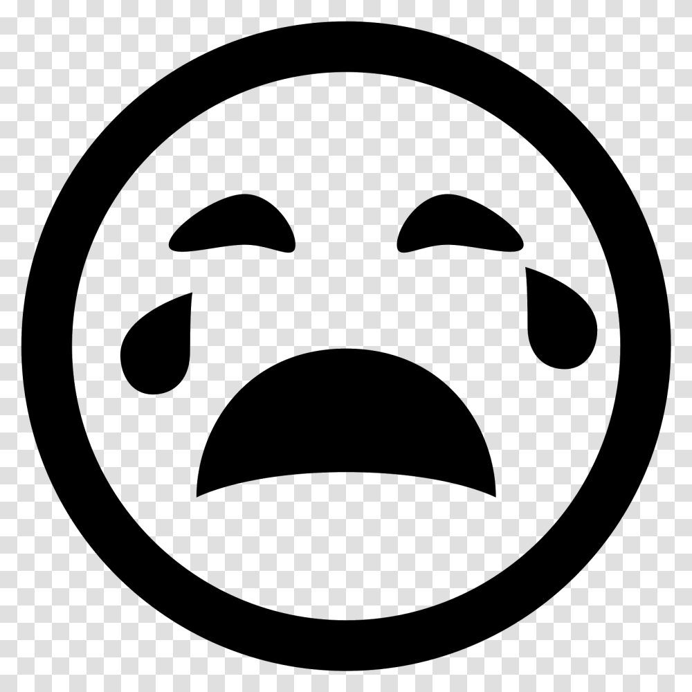 Crying Face Icon, Gray, World Of Warcraft Transparent Png