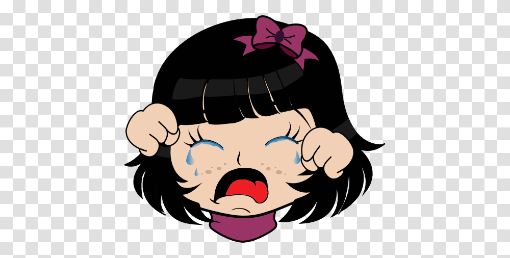 Crying Girl Cliparts, Face, Person, Head Transparent Png