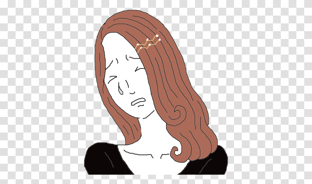 Crying In Dreams Dream Of Crying, Person, Human, Face, Drawing Transparent Png