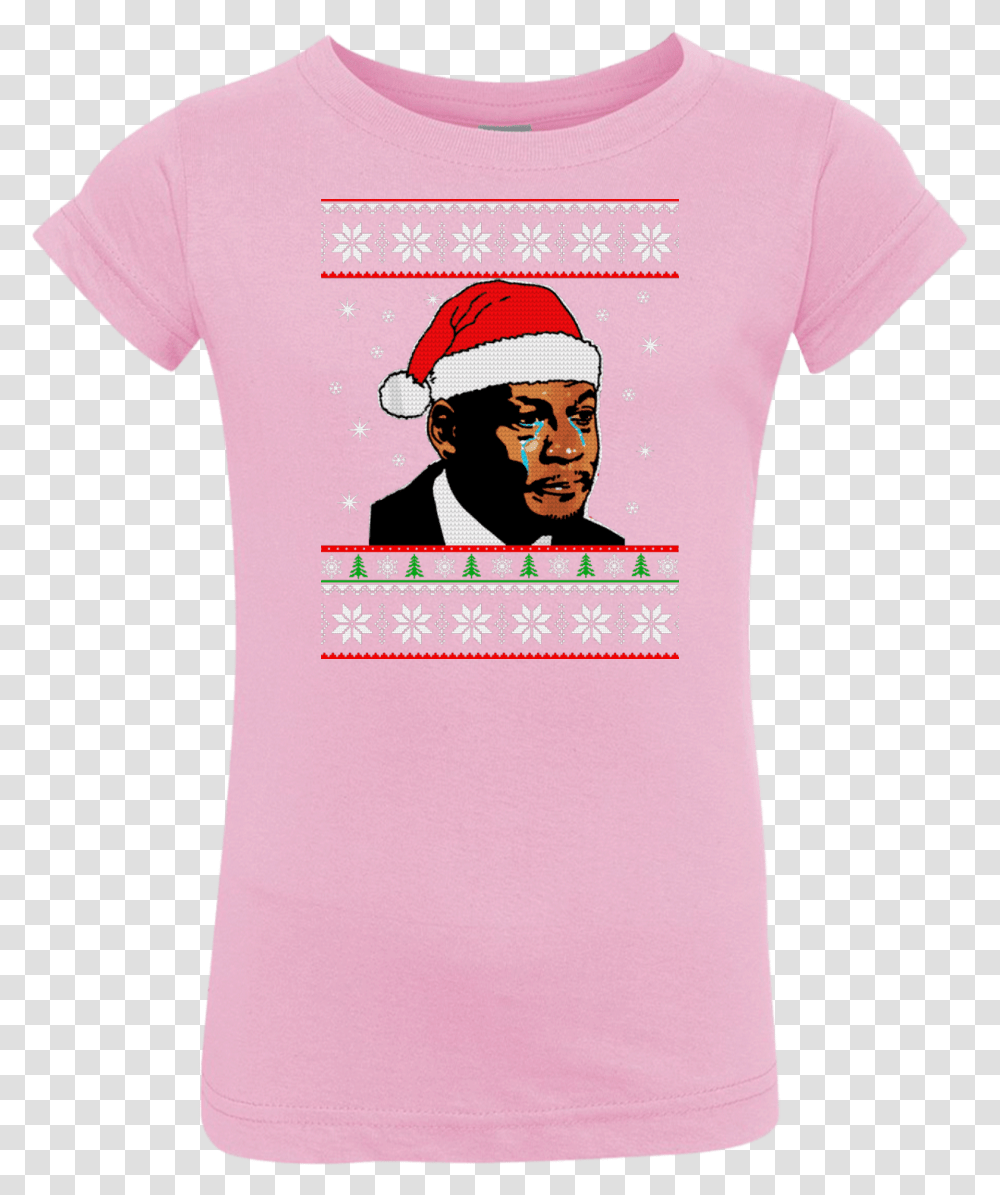 Crying Jordan Christmas Sweatshirt Toddler Infant Michael, Clothing, Apparel, Person, Human Transparent Png