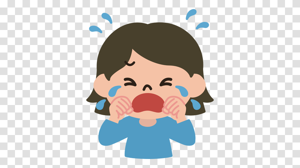 Crying Lady Vector Image, Face, Food Transparent Png