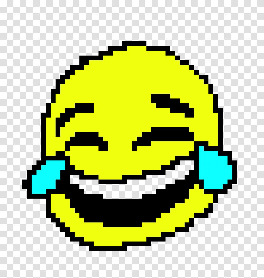 Crying Laughing Emoji Pixel Art Maker, Pac Man Transparent Png