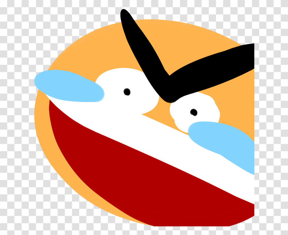 Crying Laughing Emote Discord, Bird, Animal, Duck Transparent Png