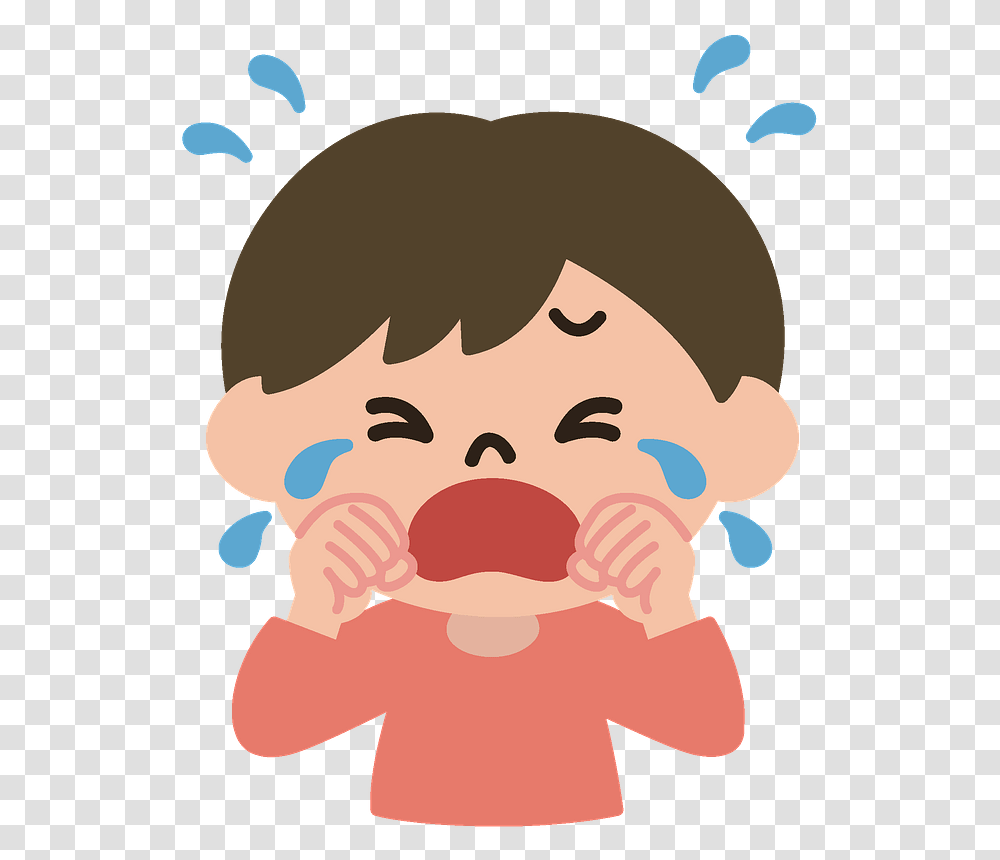 Crying Male Crying Clipart, Face, Mouth, Beard Transparent Png
