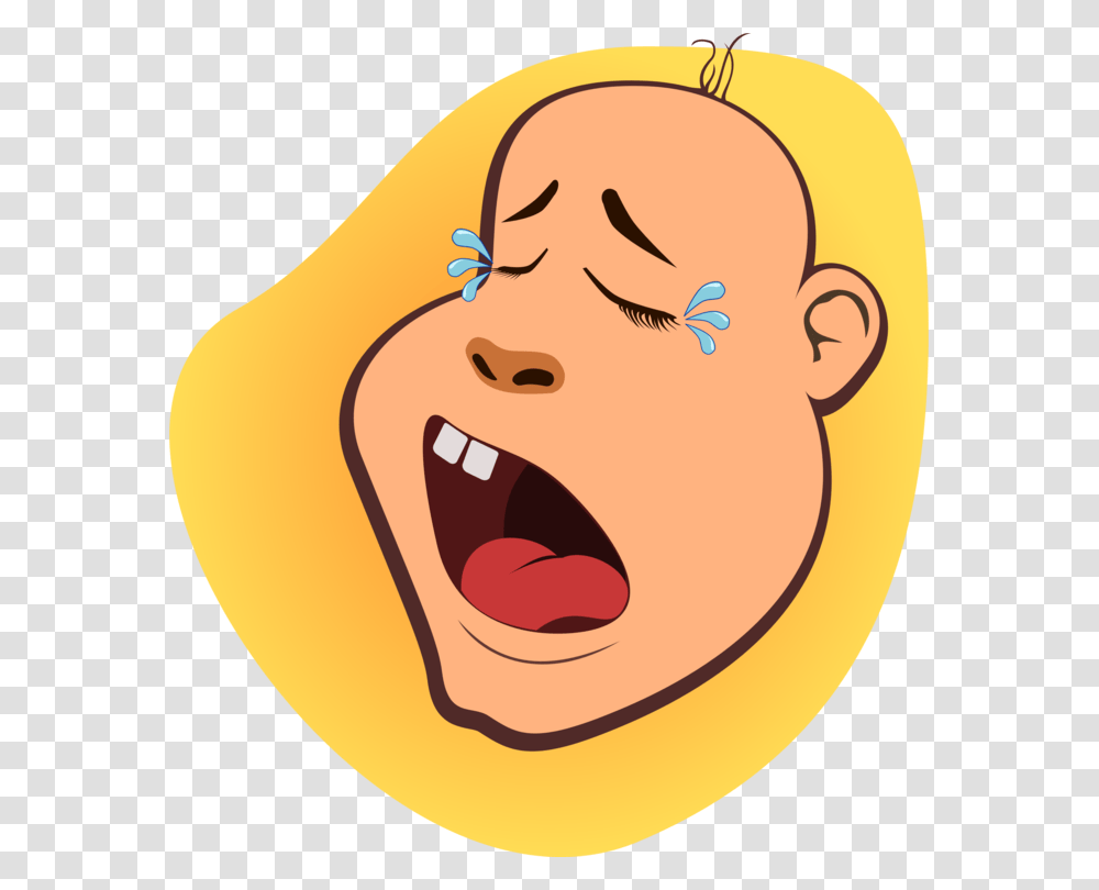 Crying Smiley Computer Icons Laughter Cartoon, Mouth, Lip, Face, Head Transparent Png