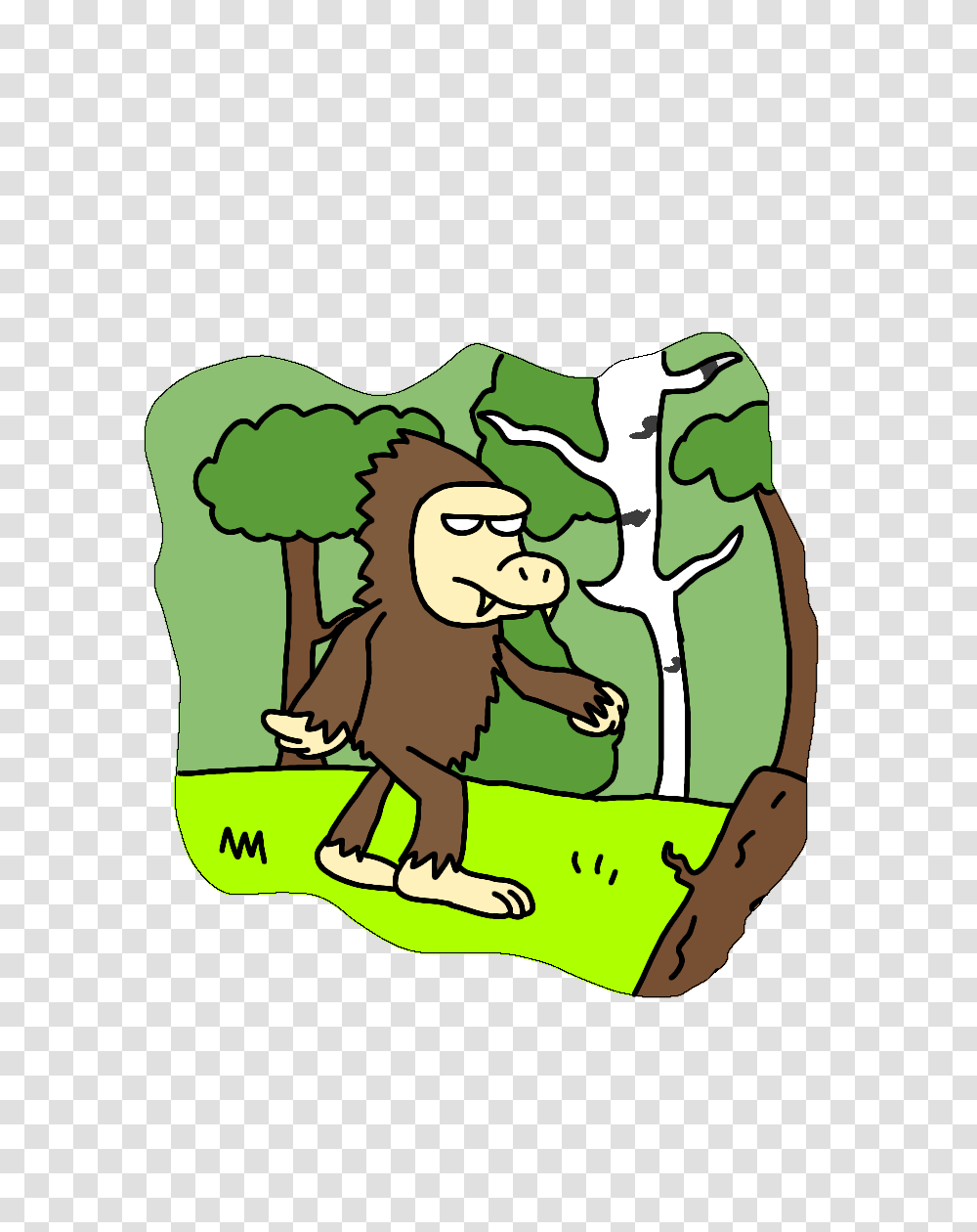 Cryptid In Action Big Foot, Plant, Outdoors, Vegetation, Word Transparent Png