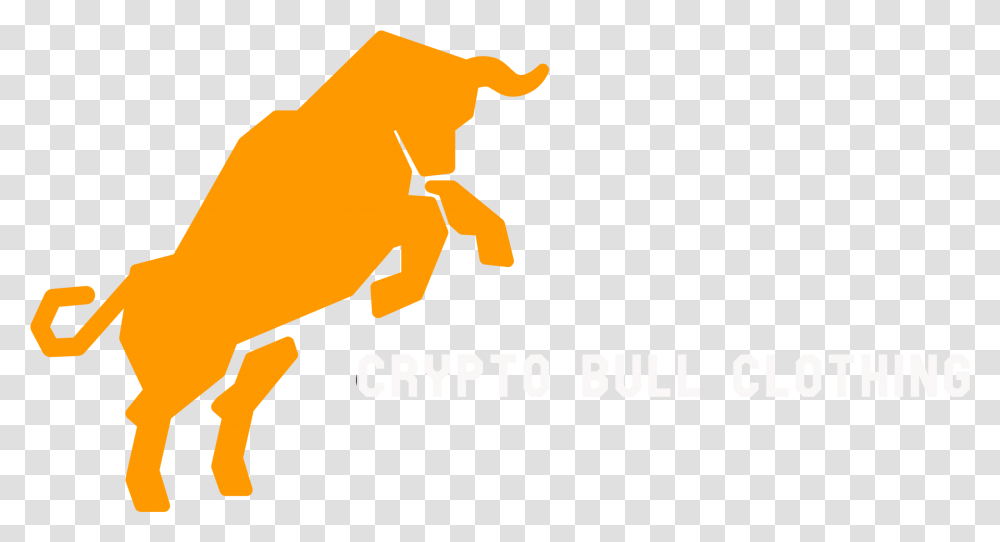 Crypto Bull Clothing Bull Logo, Animal, Mammal Transparent Png