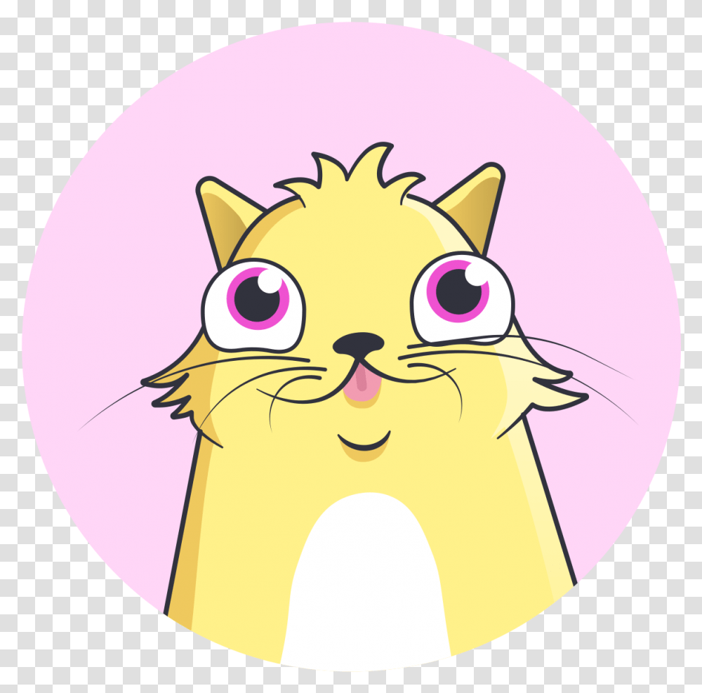 Crypto Kitty, Label, Sticker, Mammal Transparent Png