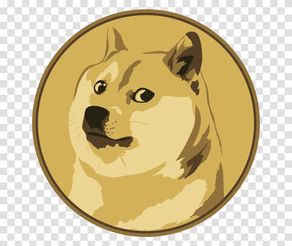 Cryptocurrency Currency Doge Dogecoin Digital Hd Image Dogecoin, Painting, Mammal, Animal Transparent Png