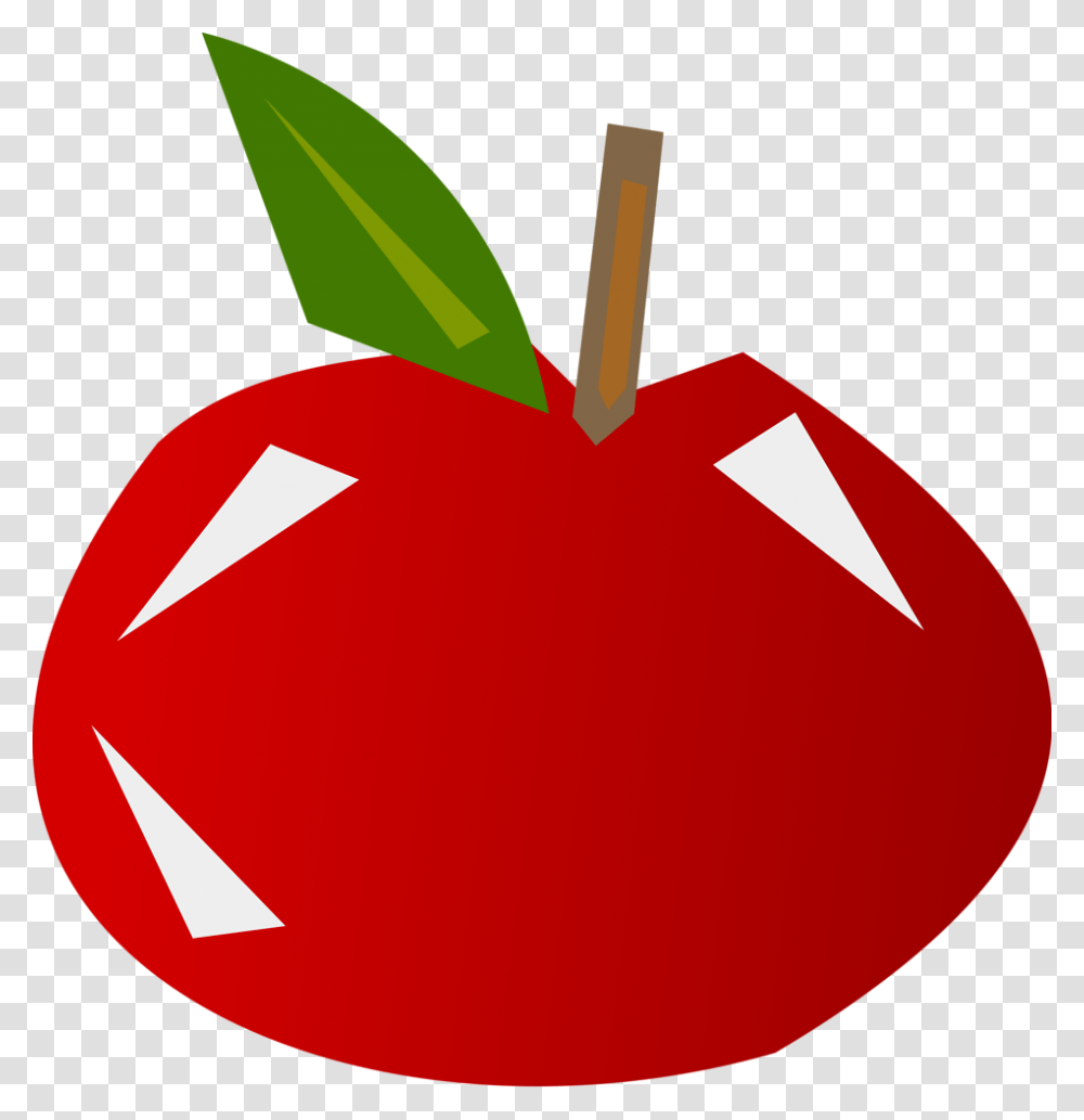 Crystal Apple Cartoon, Plant, Fruit, Food, First Aid Transparent Png