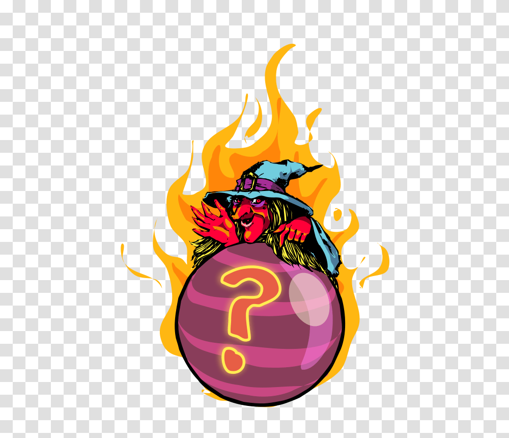 Crystal Ball Cartoon Jingfm Halloween Clip Art Borders, Fire, Flame, Bonfire, Graphics Transparent Png