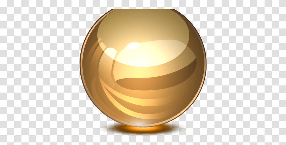 Crystal Ball Gold, Sphere, Lamp, Light, Astronomy Transparent Png
