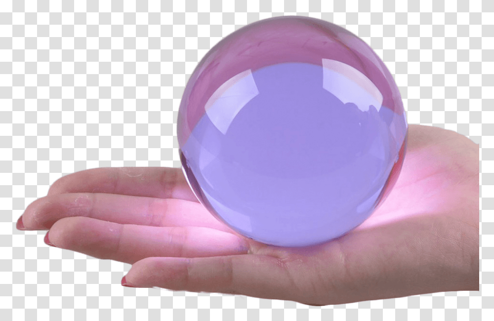 Crystal Ball Sphere, Person, Human, Helmet Transparent Png
