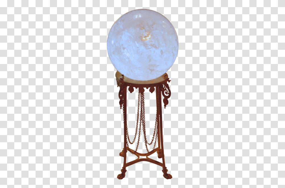 Crystal Ball Table, Lamp, Chair, Furniture, People Transparent Png