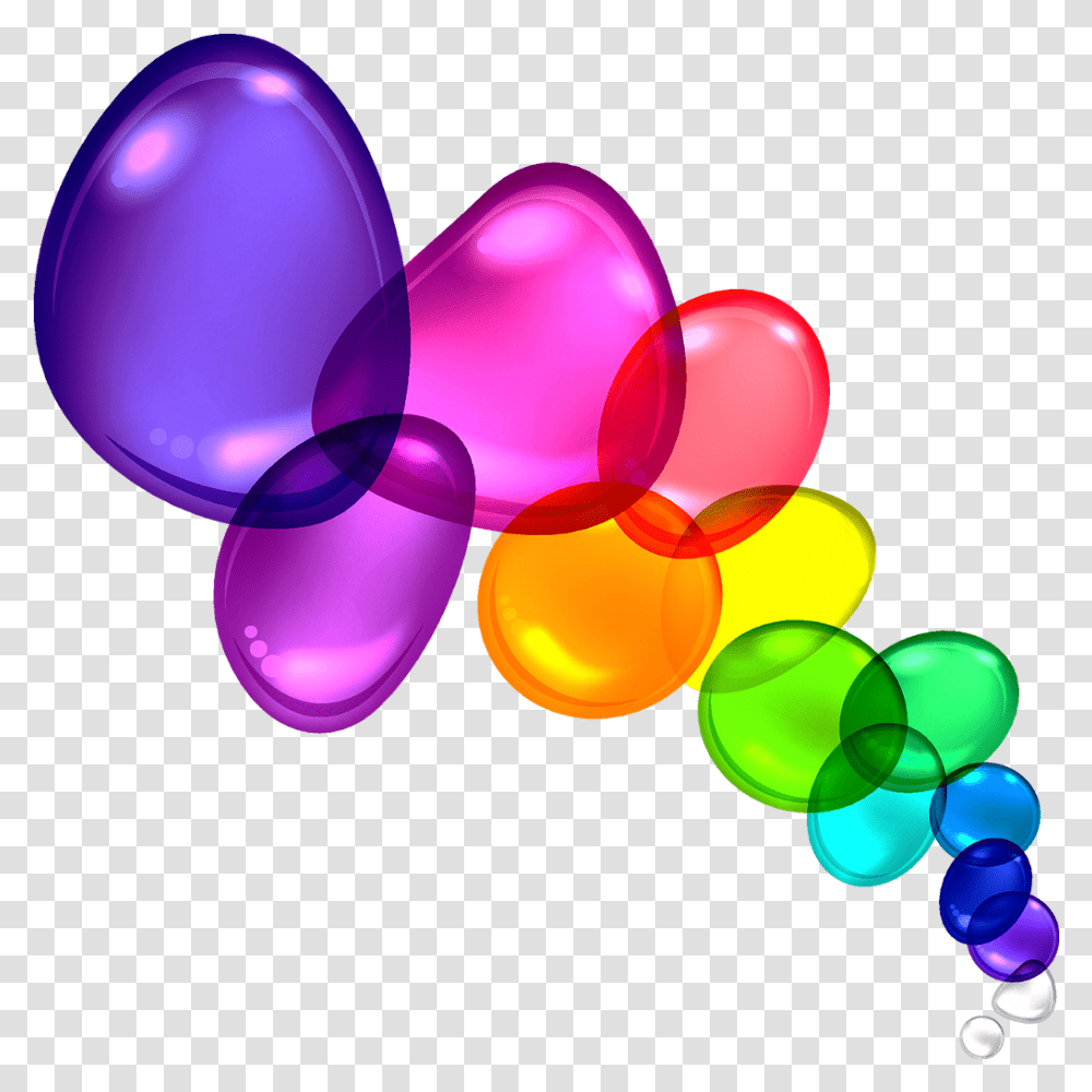 Crystal Balloon Balloons Bubble Glass Colorful Water Transparent Png