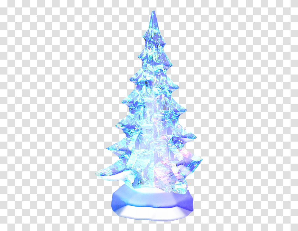 Crystal Christmas Tree Glass Christmas Tree Blue Christmas Tree, Mineral, Outdoors, Ice, Nature Transparent Png