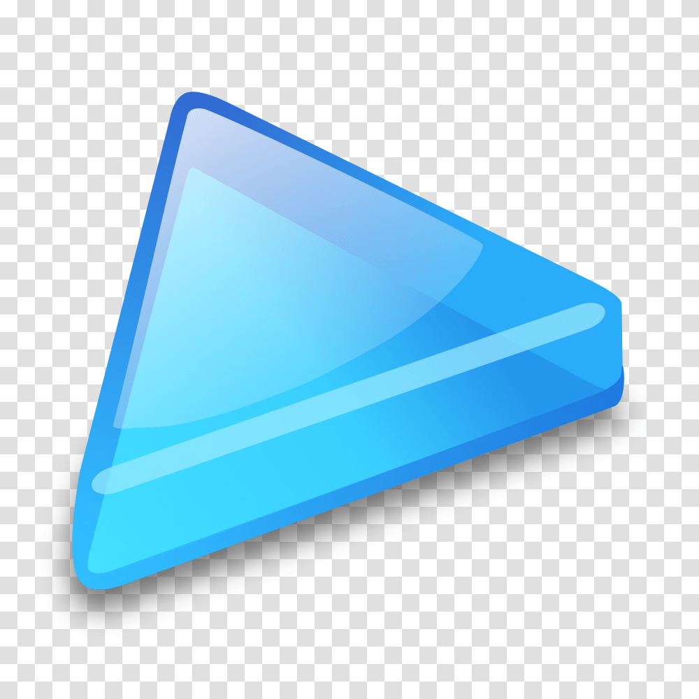 Crystal Clear Action Player Play, Triangle Transparent Png