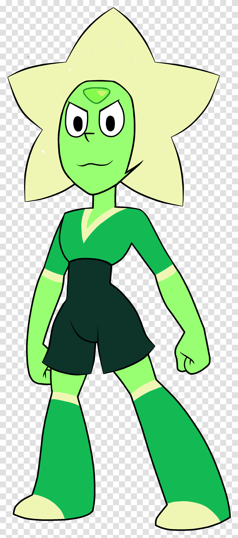 Crystal Clipart Green Crystal Dessin Steven Universe Peridot, Costume, Elf, Sleeve Transparent Png