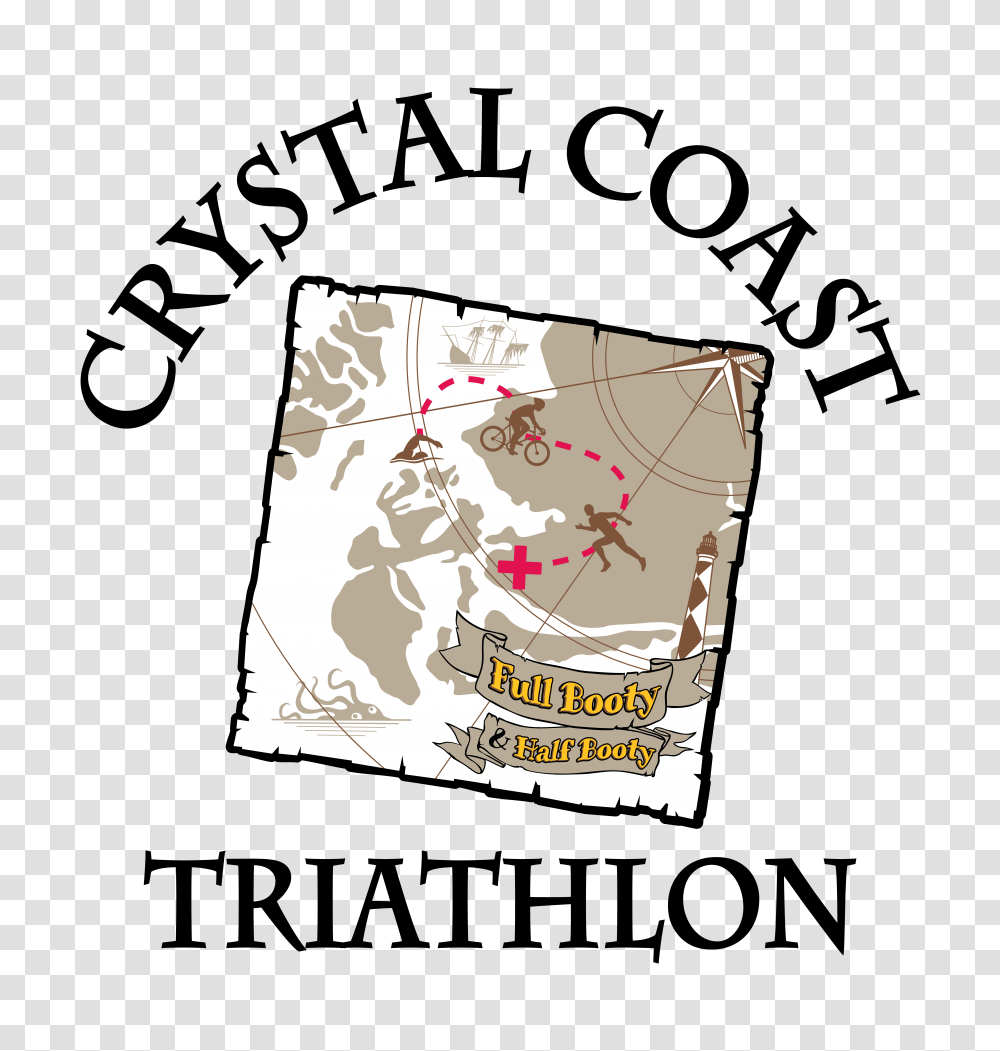 Crystal Coast Full And Half Booty Triathlon, Paper, Poster, Advertisement Transparent Png